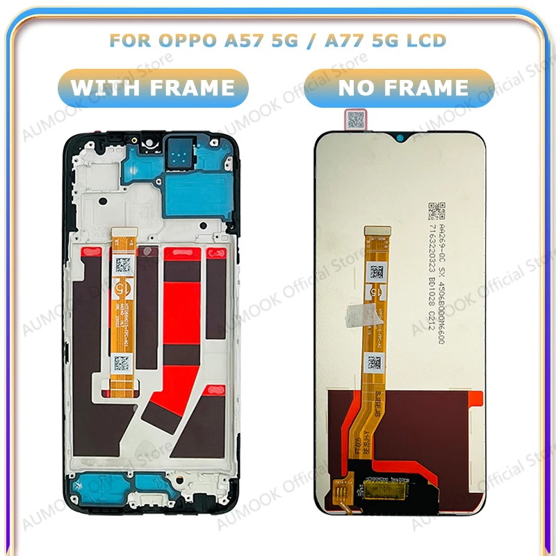 Wyświetlacz IPS LCD do Oppo A57 5G PFTM20 A77 5G CPH2339 Ekran Dotykowy Digitizer Zespół Panel Wyświetlacz LCD Części Zamienne do Naprawy — zdjęcie produktu 5