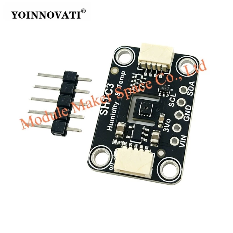 SHTC3 Digital Temperature and Humidity Sensor Module High Accuracy ±0.2°C / ±2% RH, STEMMA QT / Qwiic Compatible, Plug-and-Play