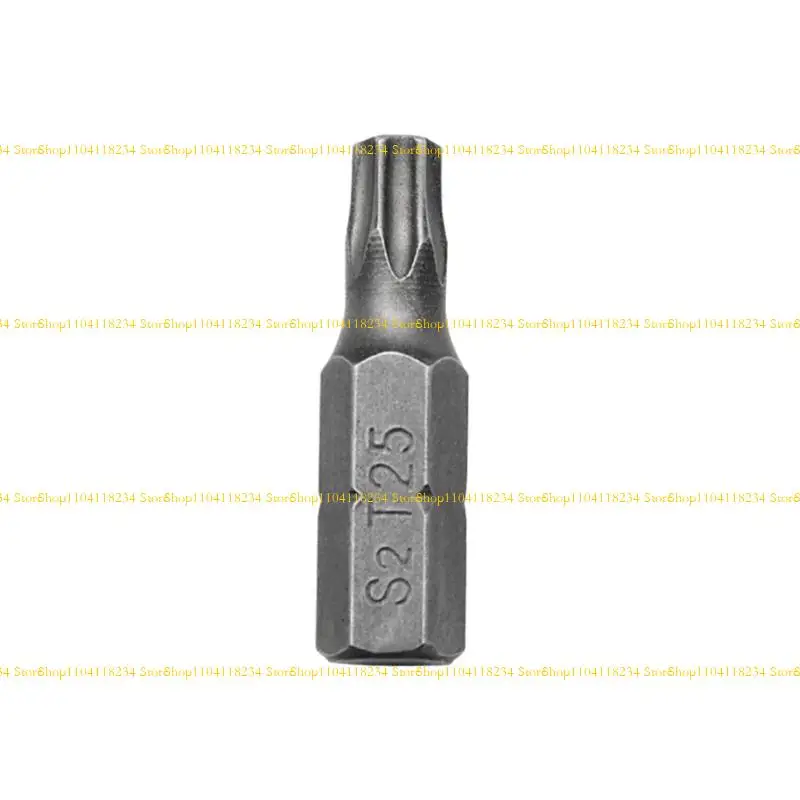 P9FB 25 mm T25 Torx magnético Torx Bit vástago ELEMPLEMBRO REEMPLACIÓN BITO PARA HERRAMIENTA MANO HOMPRESA