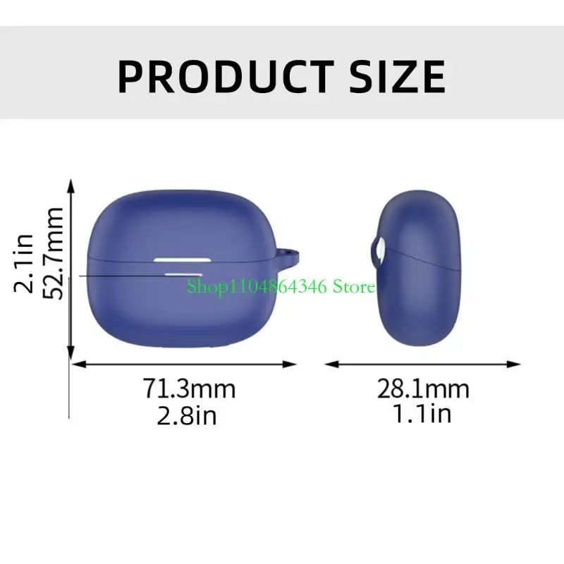 5ASD Case Case Soft Cover Showable Shell Raypropepresy Rounde для Buds 6