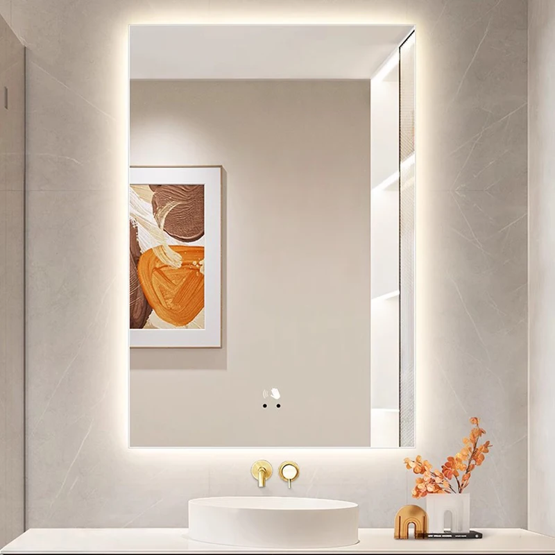 Mirror Full Length Decoration Bedroom Bathroom Items Mirrors For Room Led Light Full-body Shower Big Espelho Large Wall Up