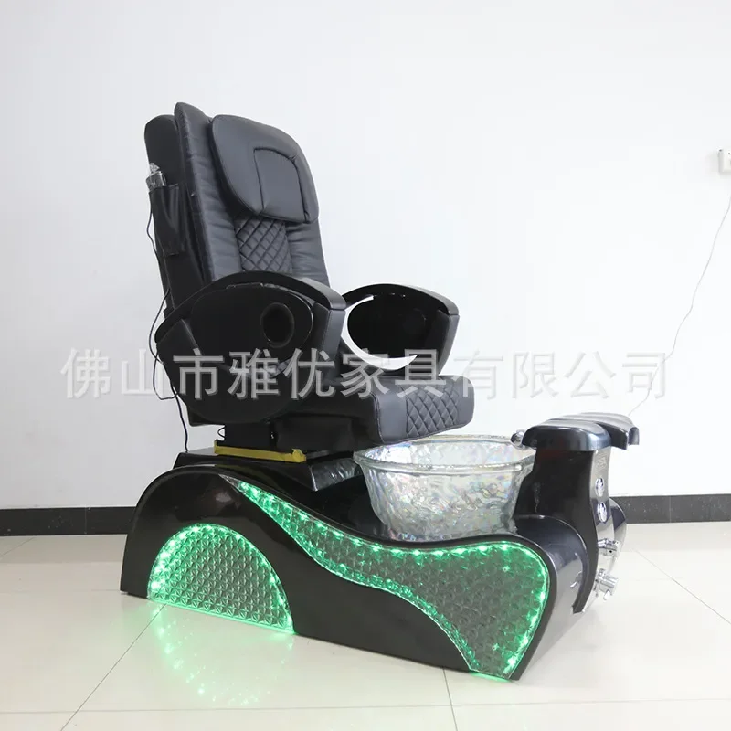 Foreign trade electric massage foot bath sofa uv spray paint base foot massage chair high-end sauna club foot bath sofa