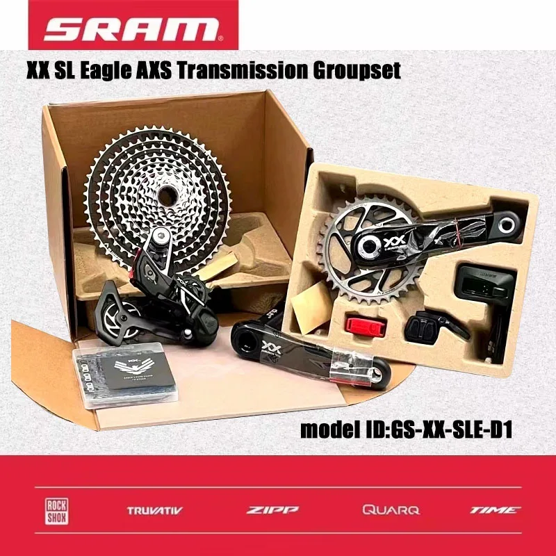 

SRAM XX SL Eagle AXS Transmission Groupset 34T Chainring 165mm, 170mm, 175mm crank XX SL T-TYPE 126L XS 1299 T-TYPE 10-52T