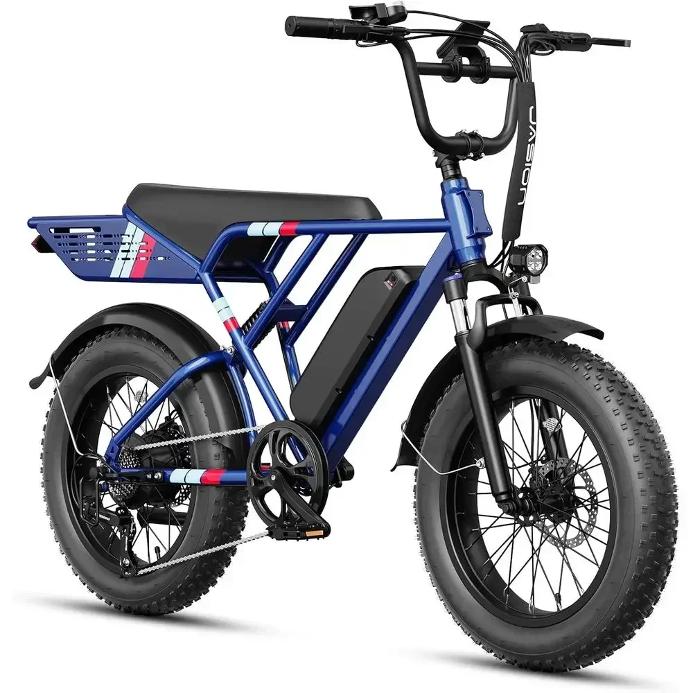 2000W Peak Motor Adult Electric Dirt Bike, 30MPH, 48V 13AH Battery, Up to 70 Miles Range, 20'' X 4'' All-Terrain Tires