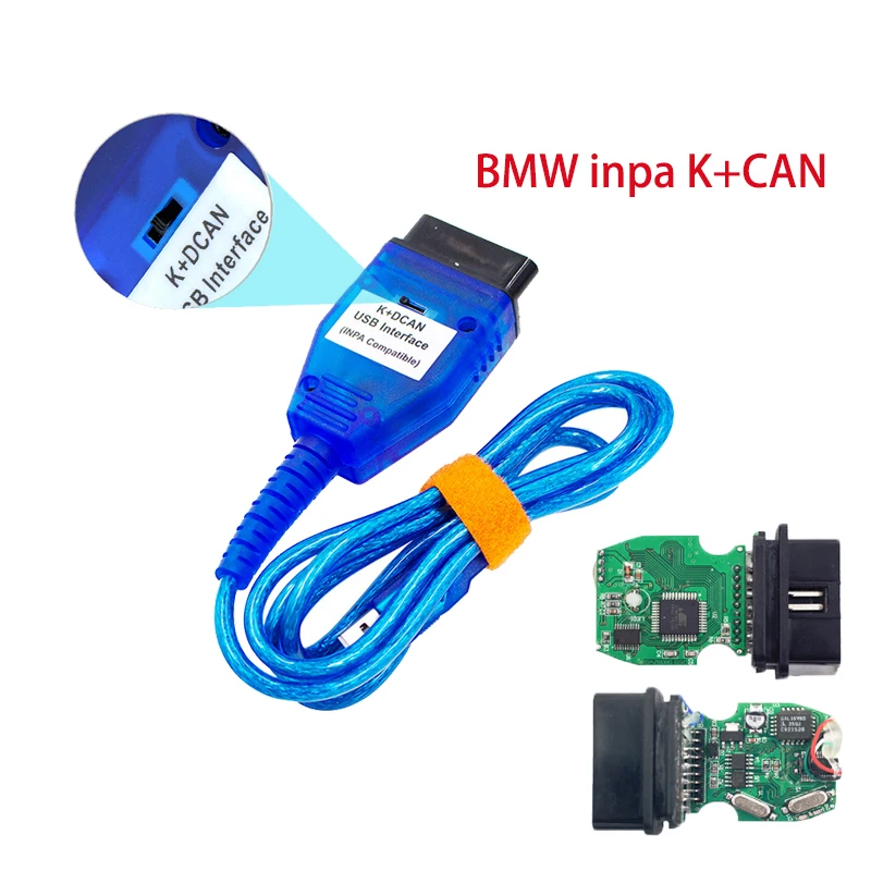 Inpa K+CAN K+DCAN FT232RL Suitable For BMW Diagnostic Tools Car Detection line Switch Blue