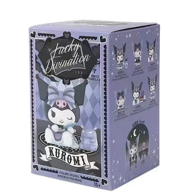 Sanrio Mädchen und Kinder Cartoon Blind Box Kuromi Puppe bewegliche Charakter Modell Desktop-Dekoration süßes Weihnachtsgeschenk Spielzeug