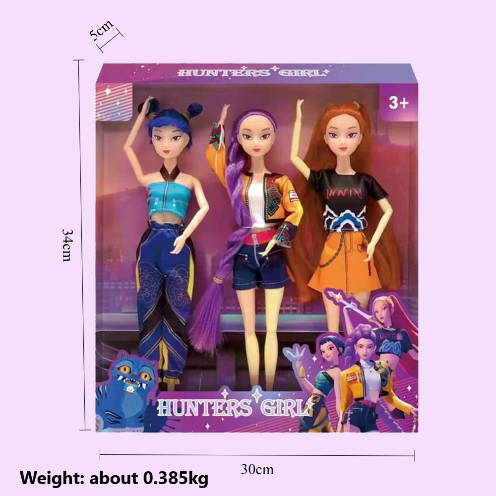 جديد ألعاب الدمى Huntrix فتاة مجموعة عمل الشكل لعبة رومي ميرا زوي جميلة الأميرة طفلة الدمى البلاستيك لتقوم بها بنفسك لعبة للفتيات #6