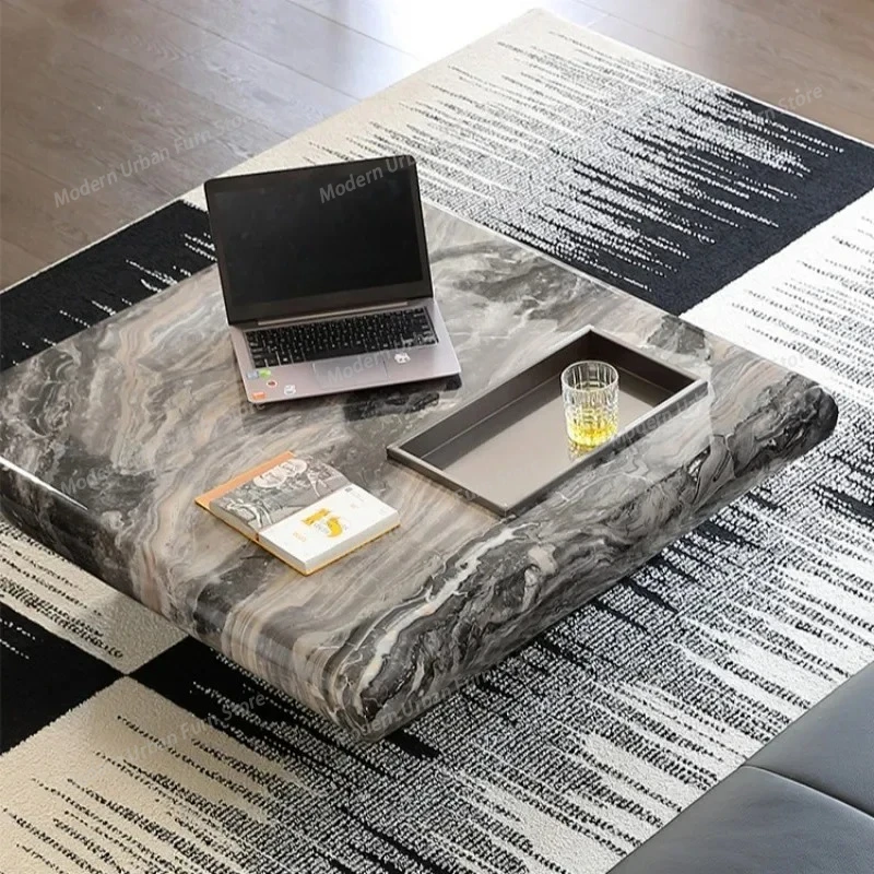 

Гибкие винтажные кофейные столики квадратной формы для завтраков, корейские гостиничные чайные столики, простые центральные столики для отелей, мебель для салонов красоты