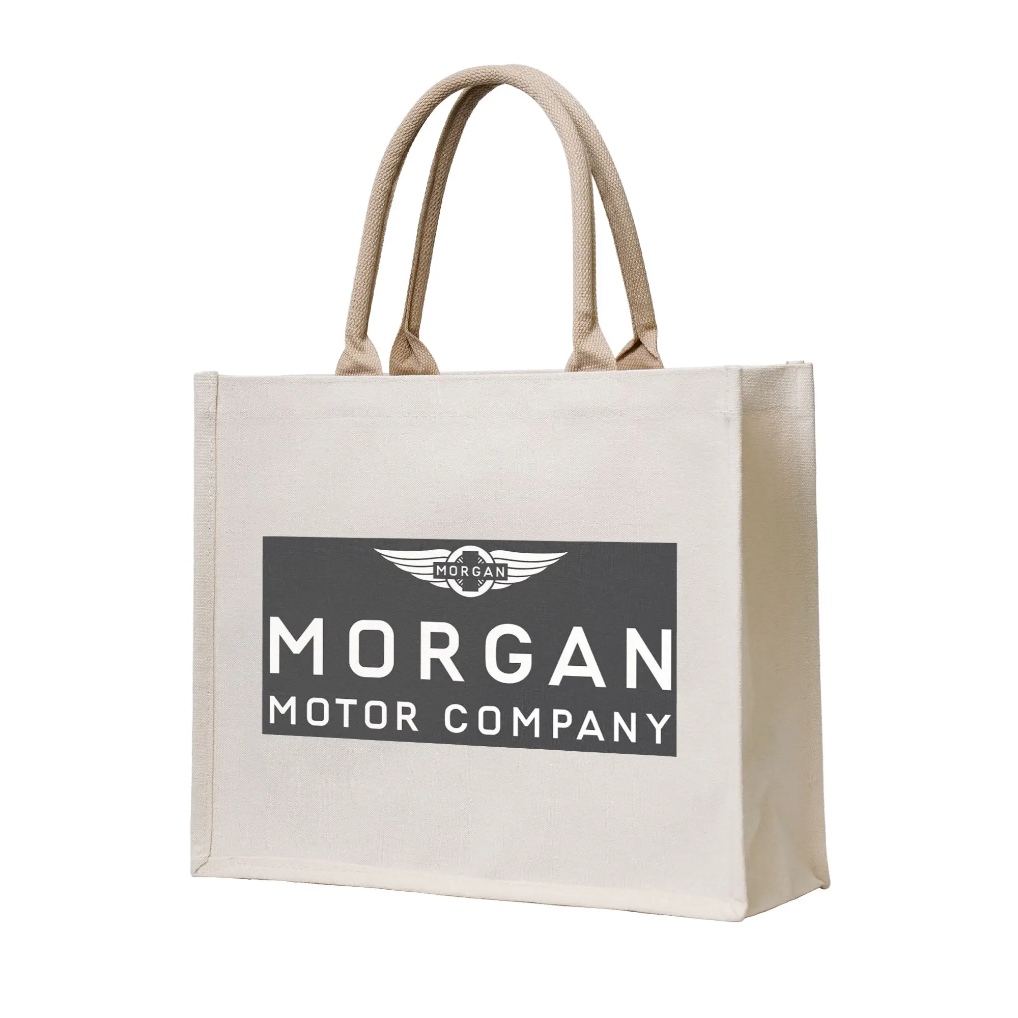 

Сумки для покупок от компании Morgan Motor Car Company, холщовая сумка-тоут, многоразовая женская сумка-тоут на плечо, дорожная сумка