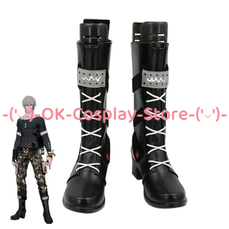 

Game GRAY RAVEN PUNISHING Watanabe Astral Cosplay Shoes Halloween Carnival Boots Cosplay Prop Anime PU Leather Shoes Custom Made