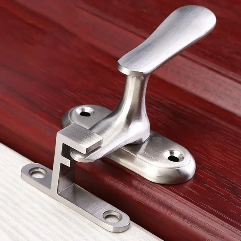 Stainless Steel Doors and Windows Sash Lock Window Latch Handle Sliding Window Handle Security Hasp Hardware Fittings