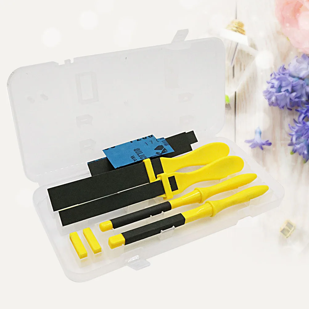 

4in1 Manual Jewelry Tools Kit Attachment Polishing Metal Grinding Abrasive Craft Oxide Rust Removal Restore Luster