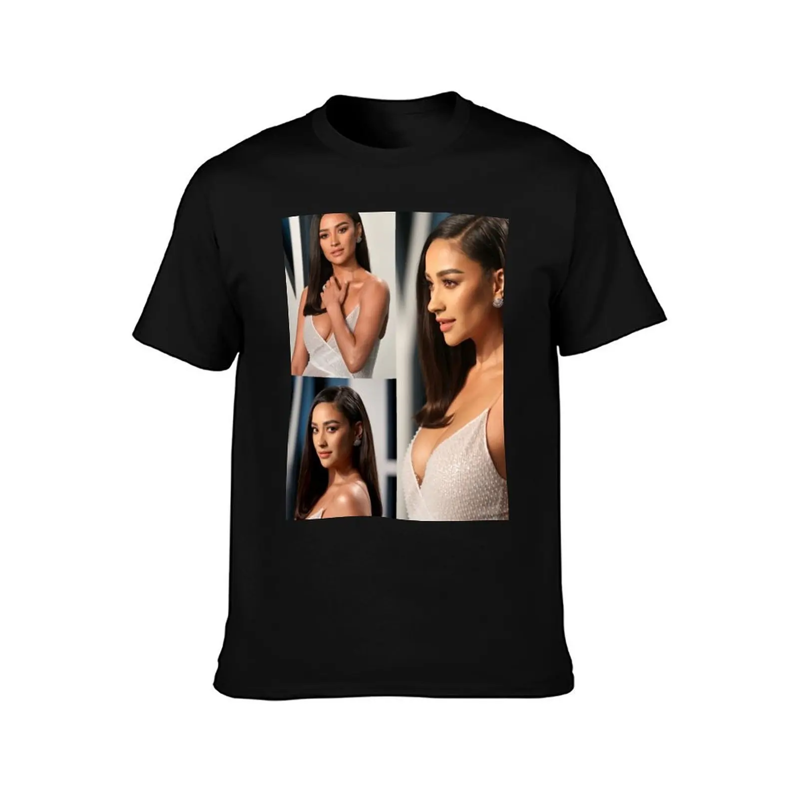 Shay Mitchell T-Shirt Heavy Duty Casual Work Tee T-Shirt