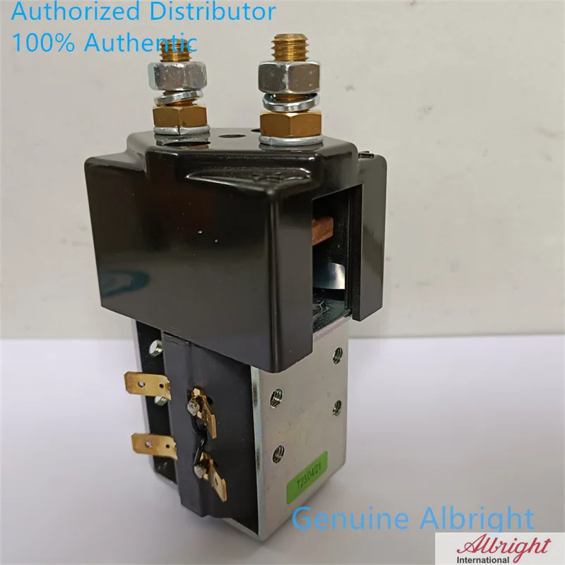 Contactor Albright genuino, relé solenoide de 80 V, SW180, SW180B-13, 80 voltios, carretilla elevadora eléctrica, paleta, carrito de Golf, Robot