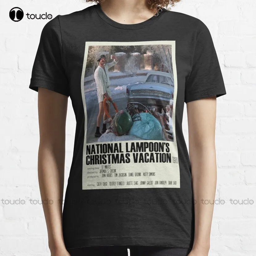 National Lampoon’S Christmas Vacation Alternative Poster Art Movie Large (5) Classic T-Shirt Tshirt Custom Aldult Teen Unisex