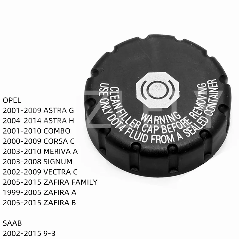 Serbatoio del liquido dei freni bottiglia tappo serbatoio coperchio per OPEL ASTRA G H COMBO CORSA C MERIVA A SIGNUM VECTRA C ZAFIRA FAMILY A B 51349060