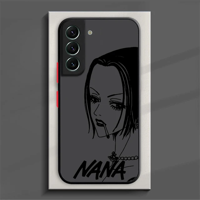 Art Comic Oosaki Nana For Samsung Galaxy A91 A81 A73 A72 A55 A54 Matte Frosted Translucent Phone Case