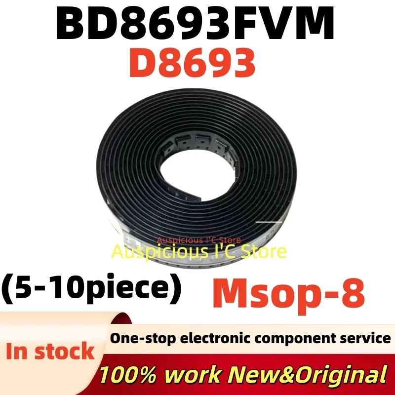 (5-10pcs)100%new BD8693 D8693 D86 BD8693FVM Msop-8