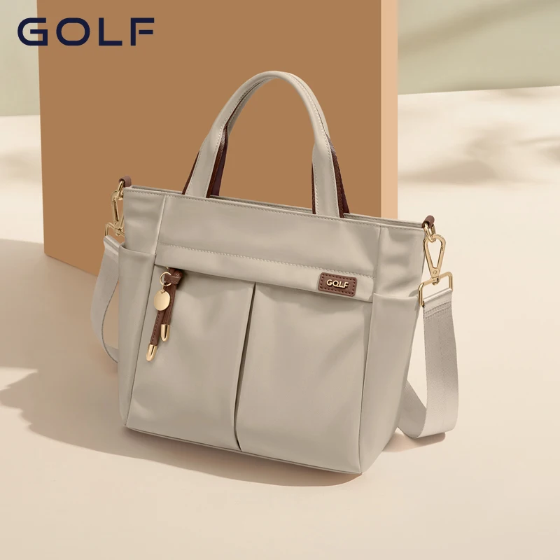 

GOLF Large Capacity Women's Shoulder Bag Multi-Functional Commuter Bag Waterproof Nylon Crossbody Bag Female Shoulder Tote Bag