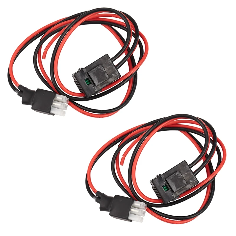 Hot 2X 30A 1M Fuse 6 PIN Short Wave Power Supply Cord Cable For Yaesu FT-857D FT-897D