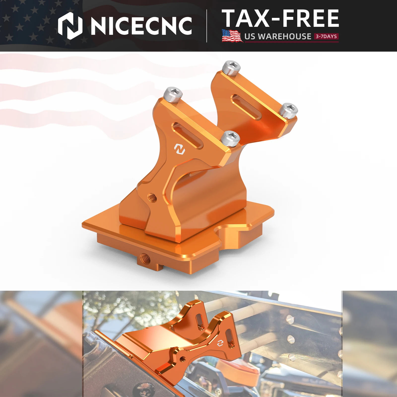 (US Stock) Phone GPS Holder Bracket GPS Mount For KTM 390 Adventure 2020-2024 790/890 Adventure R/S/Rally Husqvarna NORDEN 901