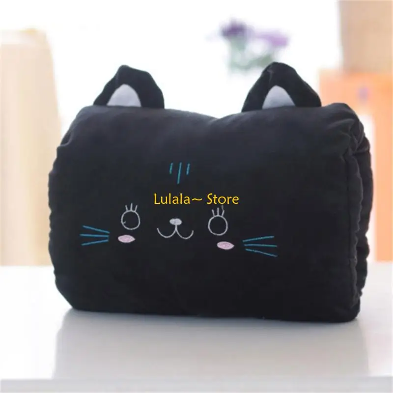 Y4QA Winter Warm Plush Hand Pillow Hand Warmer Arm Pillow For Napping Cuddling Soft Warm Cushion for Office Sleep