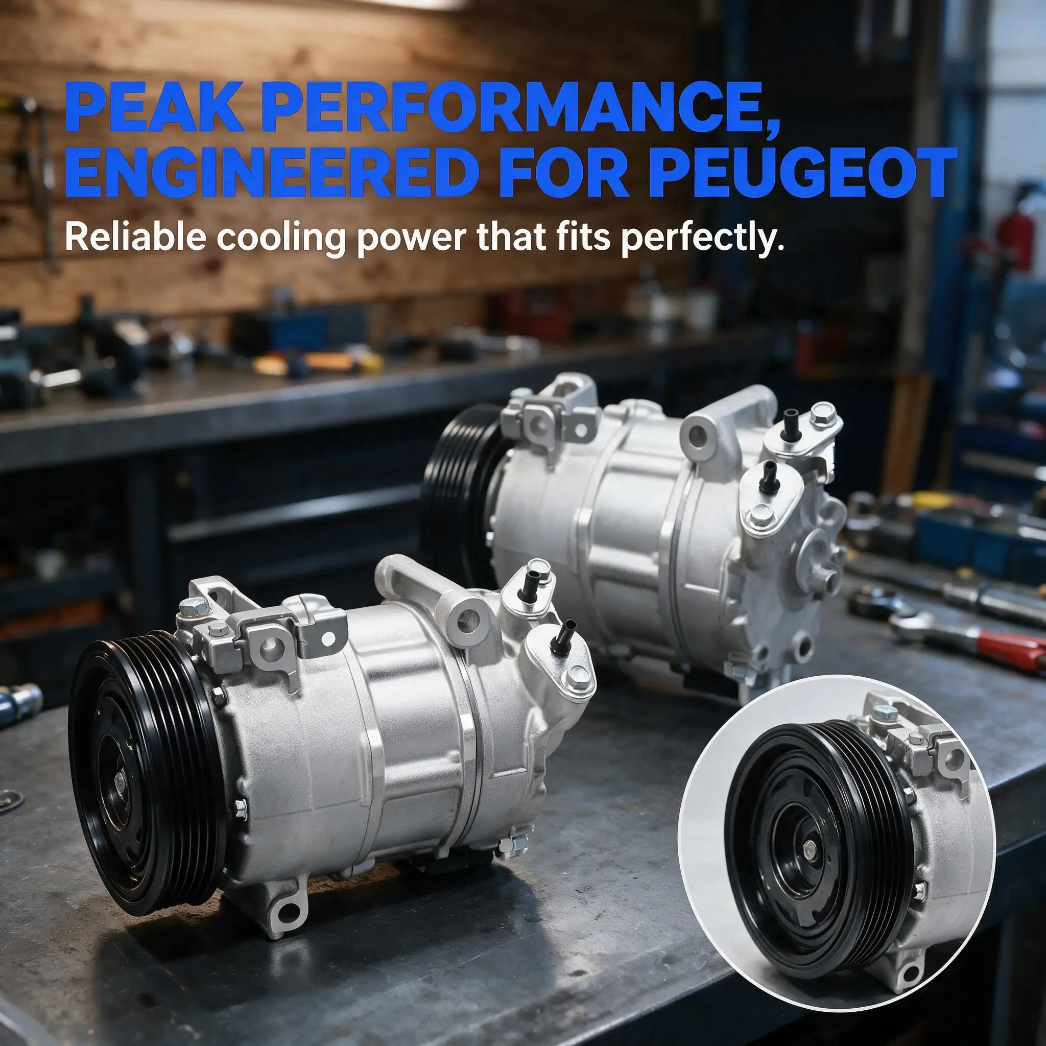 Air Conditioning Compressor For Peugeot 308 I 308 CC 308 SW 2007‑2014 4471500220 4471501730 4471501731 4471501750 4471503250 - view 3