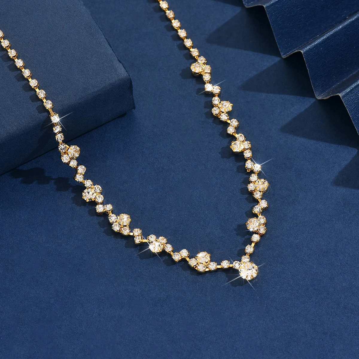 1 قطعة مجوهرات قلادة بتصميم هندسي أنيق للنساء مناسبة للتاريخ والحفلات والمهرجانات Gifts-2175