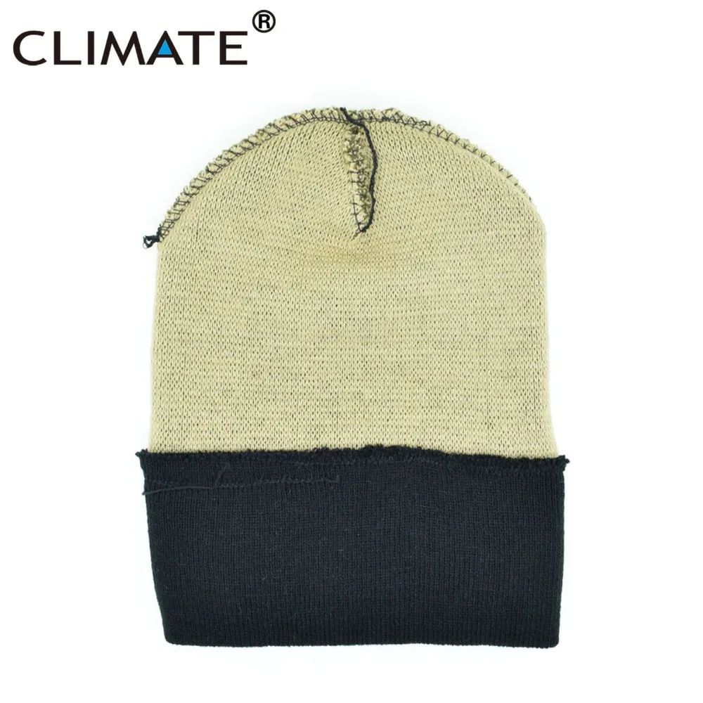 CLIMATE Camouflage Beanie Winter Hat Cool Wen Man Camo Cap Warm Beanie Knitted Hat Hunting Fishing Outdoor Sport Knitted Hat Cap