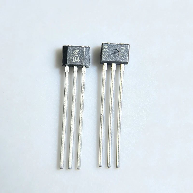 10pcs 100% brand new original genuine 104/04E Hall sensor A1104EUA-T single pole magnetic Hall switch element TO-92S