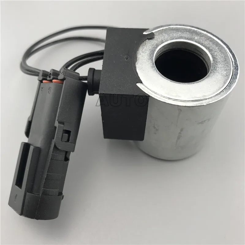 Excavator fitting lonking 85 Solenoid valve coil Pilot safety lock solenoid valve coil inner diameter 18mm height 40mm