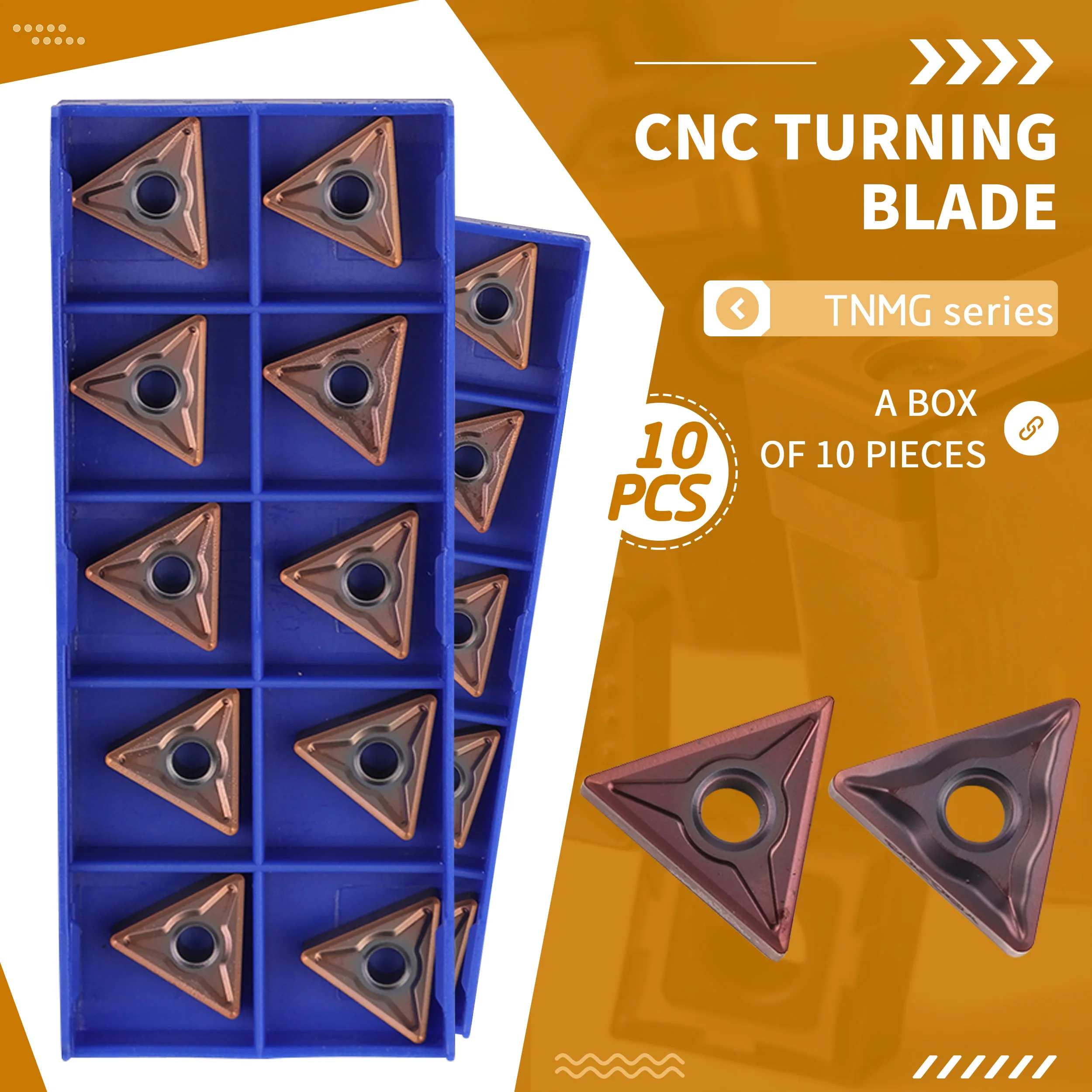 10 قطعة TNMG160404 -EF TNMG 160404 EM YBG205 كربيد أداة آلة خرط تعمل بالتحكم الرقمي بواسطة الحاسوب إدراج TNMG160408EF الخارجية تحول شفرة ل الفولاذ المقاوم للصدأ