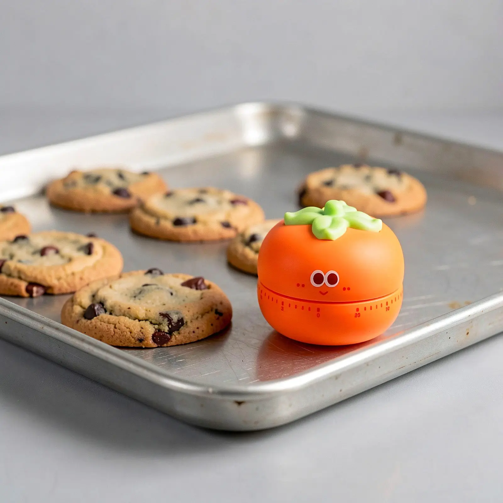 Persimmon Timer Kitchen Cooking Digital Countdown Mechanical Alarm Time Management Tool for Cooking Baking and Study