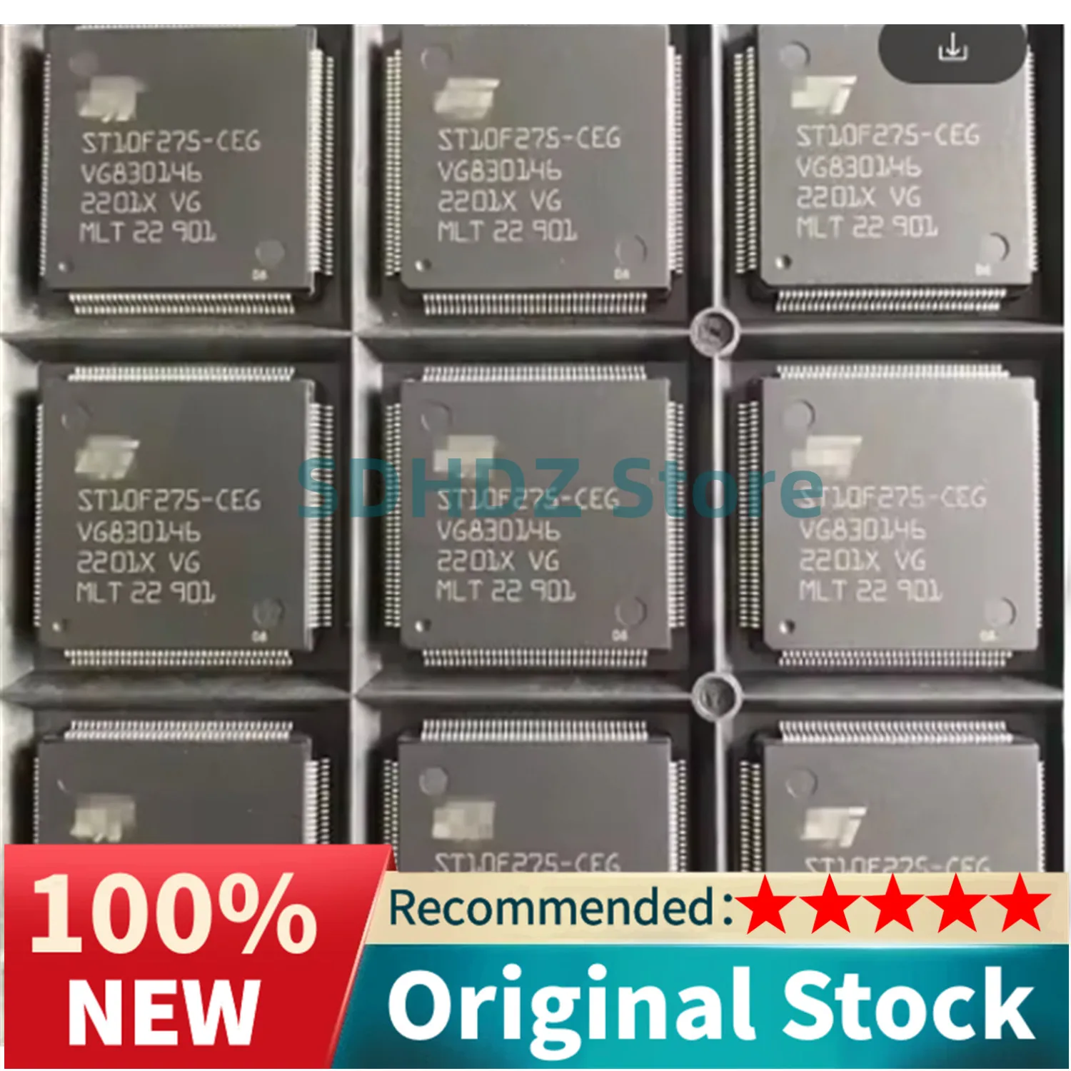 1pcs/lot New Original ST10F275-CEG ST10F275 ST10F275 CEG TQFP-144 In Stock