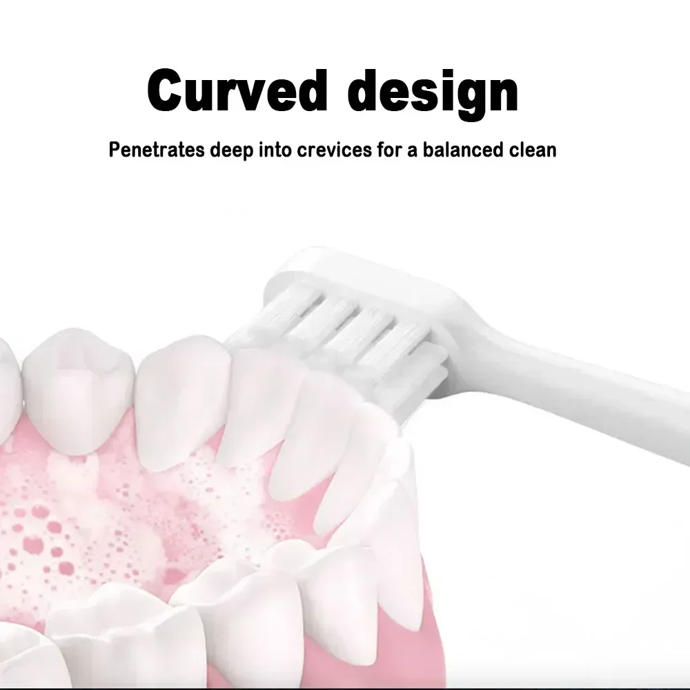 샤오미 미지아 T200 용 교체 브러시 헤드, 음파 전동 칫솔 헤드, 부드러운 강모, 4 개