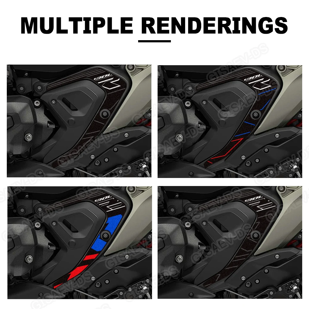 Motorcycle Frosted Tank Pad Fuel Cap Knee Protector Stickers Decals Fit for R1300R R1300RS 1300 R 2025-2026 Body Protection Kit