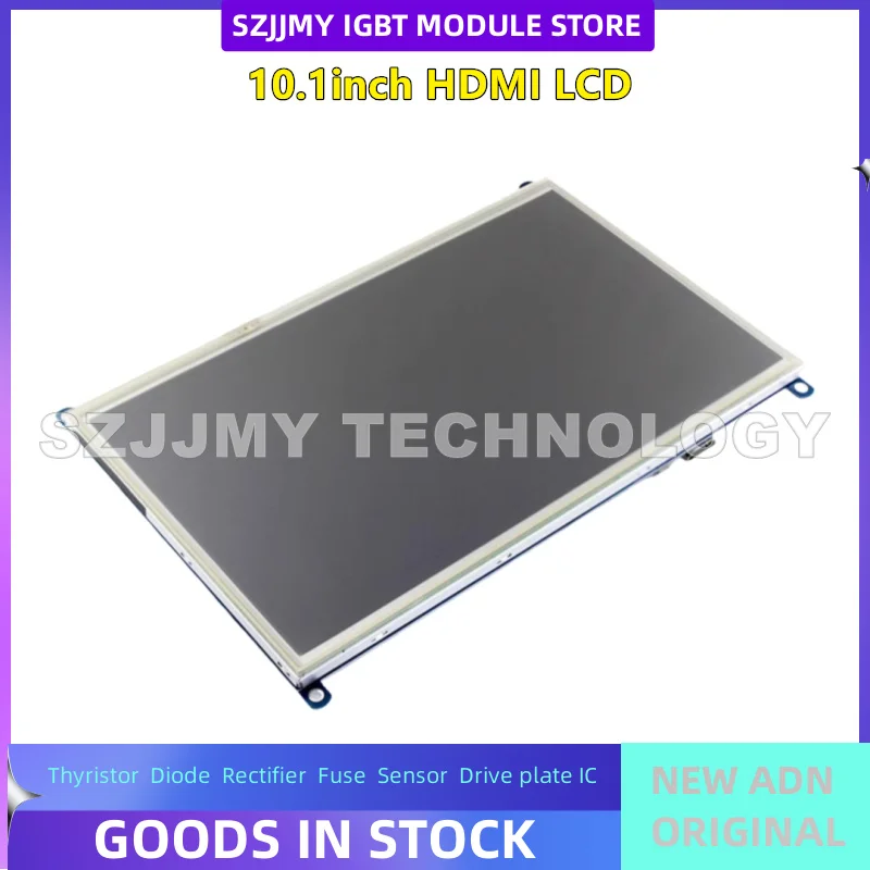 Raspberry Pi 4. generacji B/3B+/10,1-calowy ekran rezystancyjny HDMI LCD o wysokiej rozdzielczości ekran dotykowy