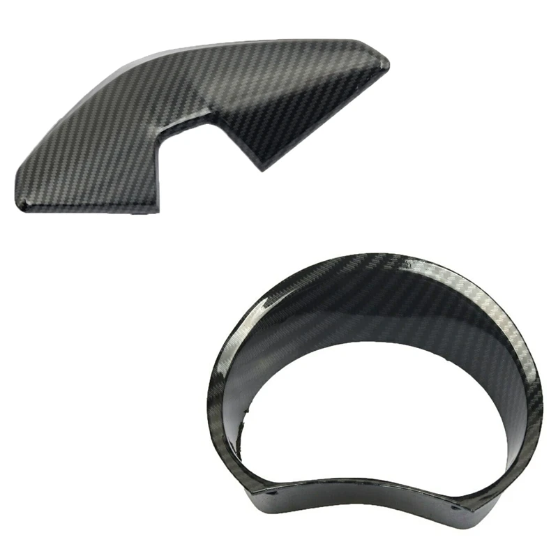 

1 Pcs Motorcycle Instrument Shell Meter Case Gauge Cover & 1 Pcs Motorcycle Front Mask Shell Cap Head Cover