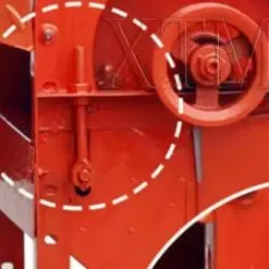 Multi-Crop Thresher for Wheat Rice Barley Efficient Engine/Motor Powered Straw Grain Chaff Separation