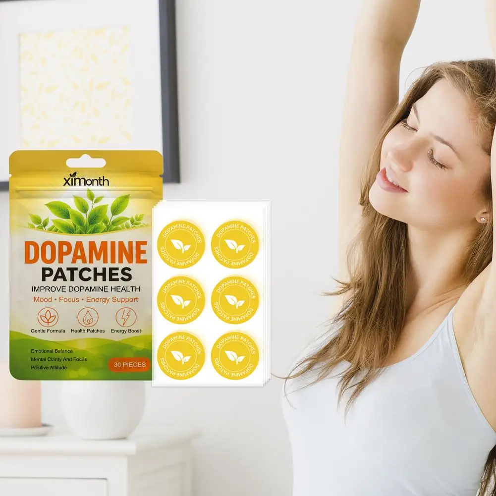 Dopamine Patches for Mood and Focus Support Concentration Aid Wellness for Men and Women Body Care Patches