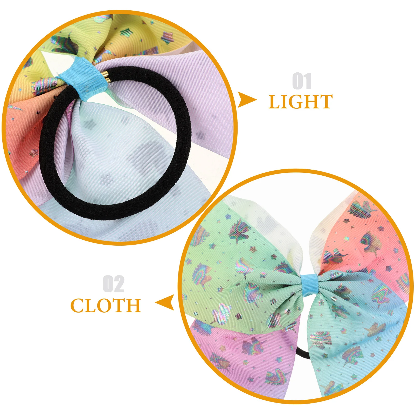 

Bowknot Hair Ties for Girls Stretchy and Comfortable Hair Bands Suitable for All Outfits Ponytail Holder Ponytail Holders Girls