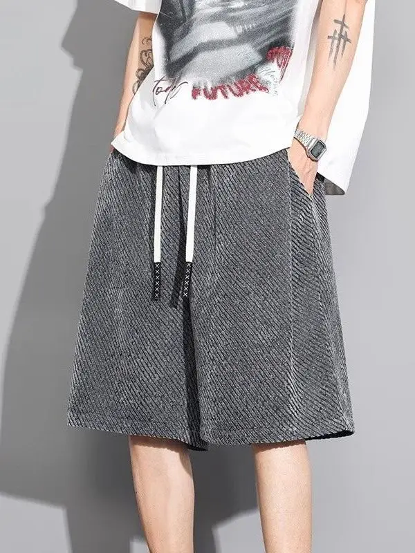 

Men's Casual Ice Silk orts Cool Multi-Color Straight Leg Pants Faionable Design Texture Lightweight Breathable Summer orts