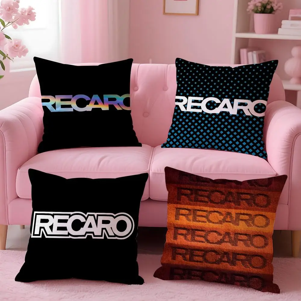 brand Recaro Cushion Cover Soft Washable Pillowcase Cushion Cover for Sofa Bed Car Travel Office Home Decor