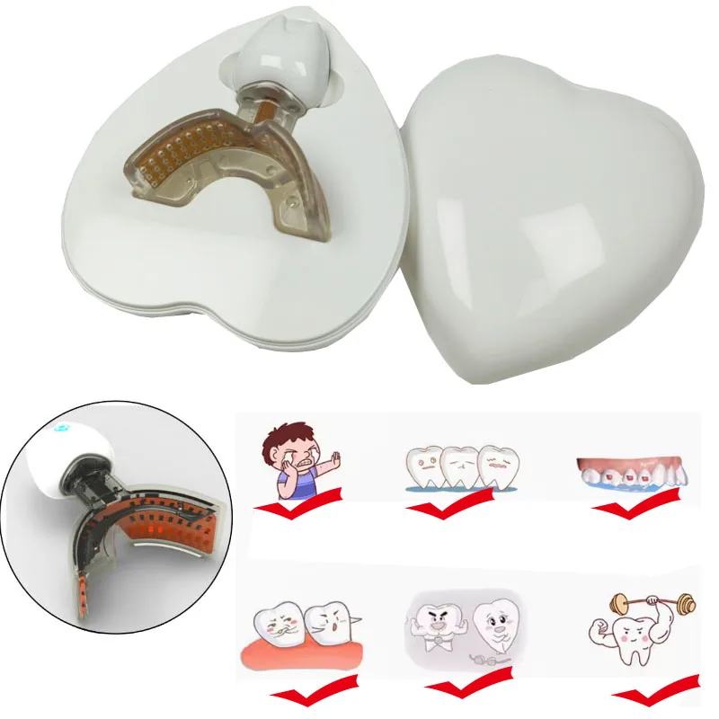 1 Set Infrared Ray Periodontal Massager Dental Orthodontic Accelerator Teeth Correct Help Relieving Orthodontic Soreness