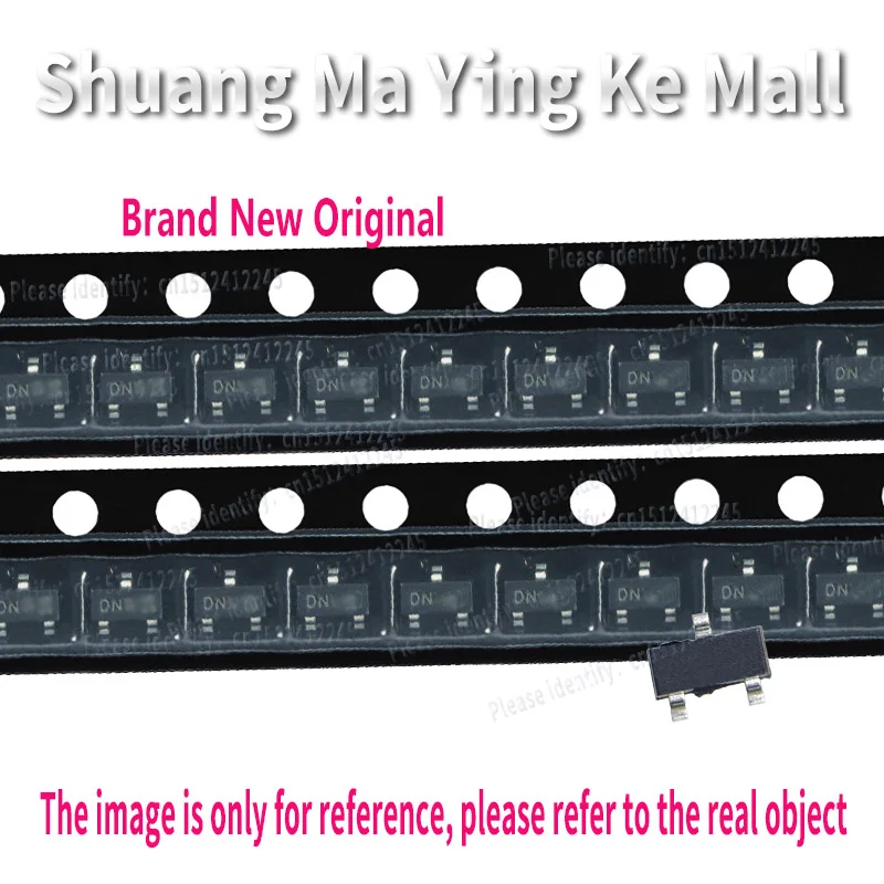 10PCS PMV65XPEA MARK:DN* ** SOT23 -3.3A -20V, P-channel Trench MOSFET PMV65XPEAR New Original