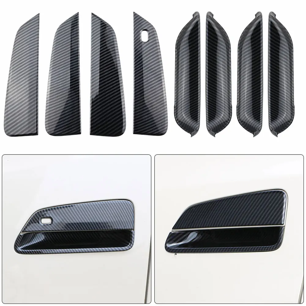 For BYD Dolphin Mini Seagull Dolphin Surf 2024 2025 LHD Door Handle Sticker Hanldes Cover Decoration Trim Styling Accessories