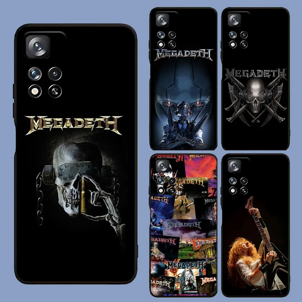 

Rock M-MegadethS Music Phone Case For Samsung Galaxy A13,A21s,A22,A31,A32,A52,A53,A71,A80,A91 Soft Black Cover