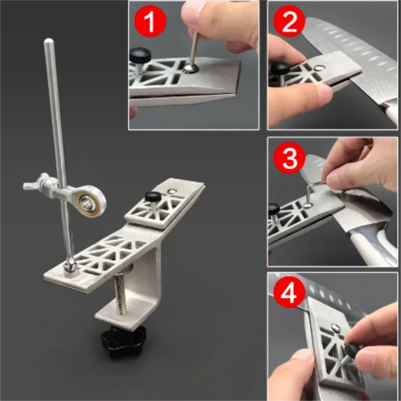 Imagem -05 - Rotatable Ângulo Sharpener para Afiar Diamante Ângulo Fixo Manual Quick Cutting Edge Clamp Suporte da Tabela 1pc Ajustável