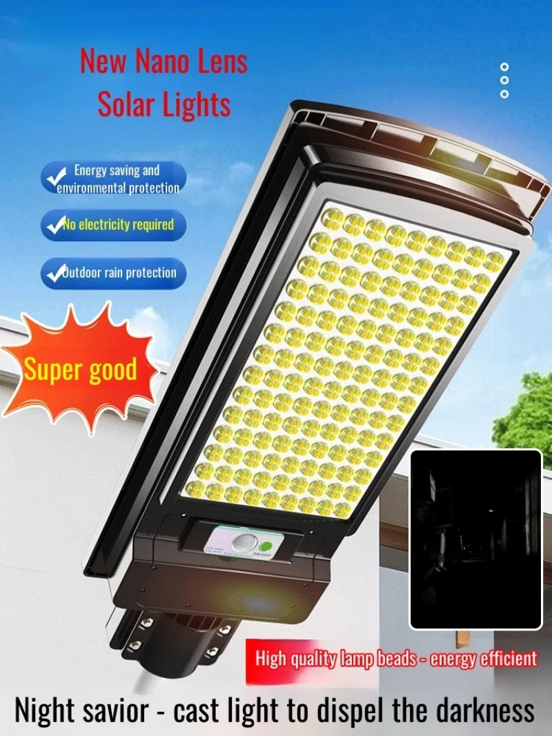 

Сельские уличные водонепроницаемые садовые фонари, бытовые супер яркие высокоэффективные солнечные встроенные фонари для человеческого тела, индукционный стебель