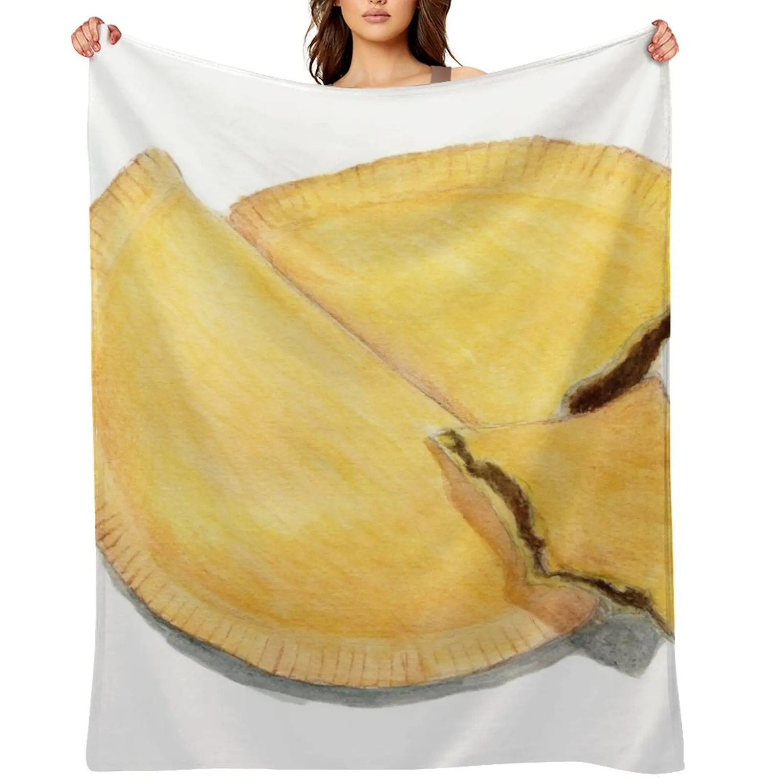 

Jamaican Patties Throw Blanket Furry Hairy Picnic Winter beds Blankets